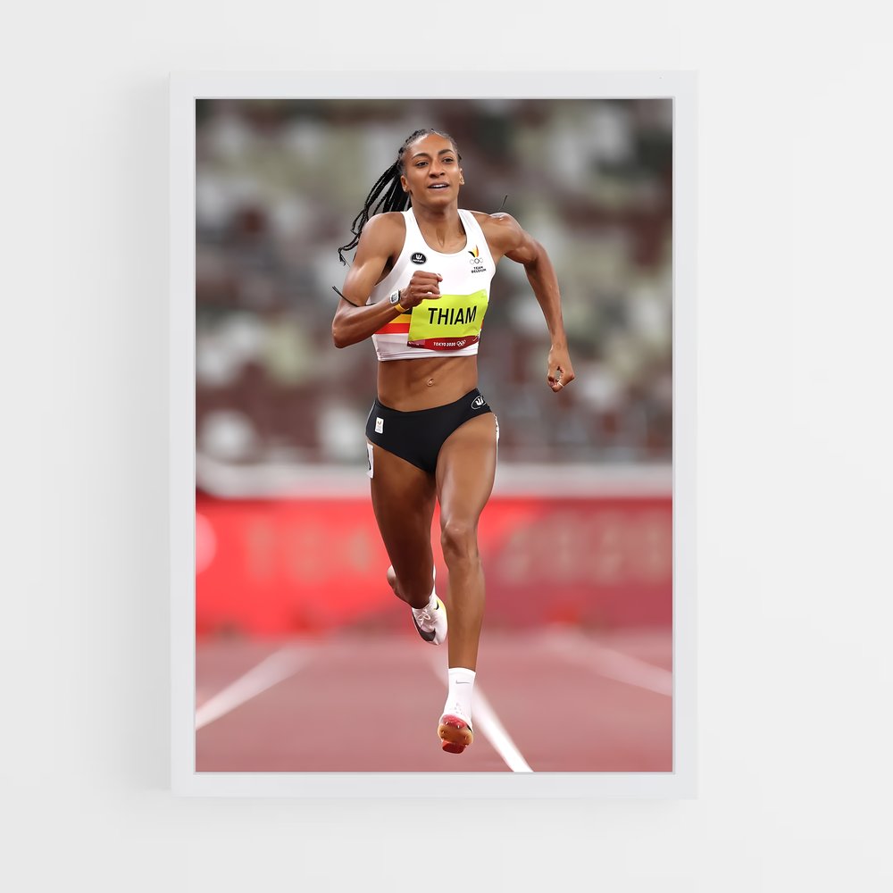 Poster Sprint Éblouissant – affiche Athlétisme (vue 3)